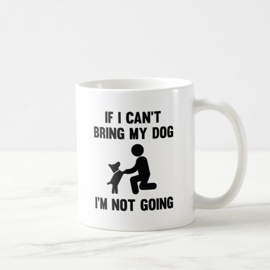 私の犬を連れて行く コーヒーマグカップ (右)