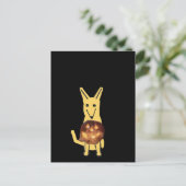 私の犬バディとパンプキン、ポストカード ポストカード (スタンド正面)