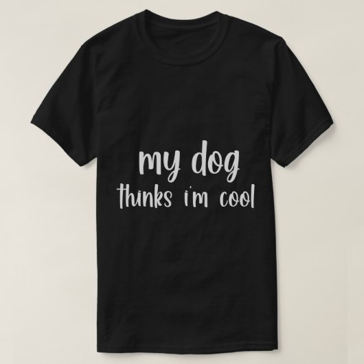 私の犬考えはシクールャツ最高のの犬好の贈り物が行う Tシャツ (デザイン正面)