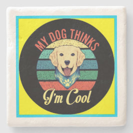 私の犬考えはストーンコカッコいいースター ストーンコースター