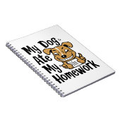 私の犬食べは宿題 ノートブック (右側)