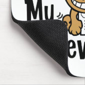 私の犬食べは宿題 マウスパッド (コーナー)