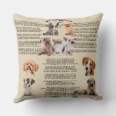 「私の犬」 クッション (裏面)