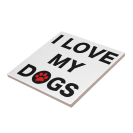 私の犬(b)を愛して下さい タイル