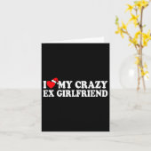 私の狂った元カノが大好き ハート 私の元カノが大好き カード (黄色い花)