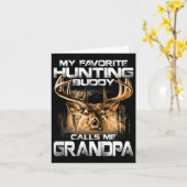 私の狩りお気に入りの仲間はおじいちゃんを呼ぶ カード (黄色い花)