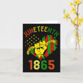 私の独立の日ブラックキングの父の日の男性 カード (黄色い花)