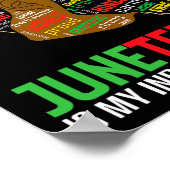 私の独立の日ブラックキング父の日1 ポスター (角)