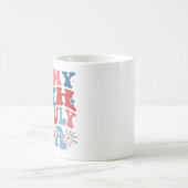 私の独立記念日の時代 7月4日 コーヒーマグカップ (中央)
