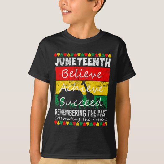 私の独立記念日は黒人の誇り メラニン Tシャツ (正面)