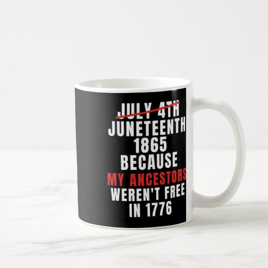 私の独立記念日は7月4日ではなく7月11日 コーヒーマグカップ (右)