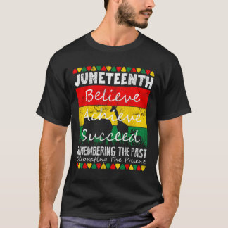 私の独立記念日ブラックメラニンプライド Tシャツ
