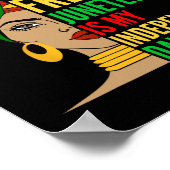 私の独立記念日ブラック・ヒストリーの市民権 ポスター (角)