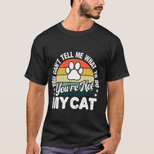 私の猫がハムを使わなければ、あなたは何をすればよいか言えないだろう Tシャツ (正面)