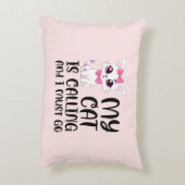 私の猫が呼んでいて行かなければならない アクセントクッション (裏面(縦))