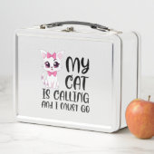 私の猫が呼んでいて行かなければならない メタルランチボックス (インサイチュ)