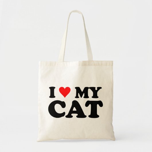 私の猫が大好き トートバッグ (正面)