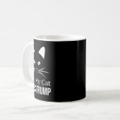 私の猫さえトランプが嫌いだ - コーヒーマグカップ (正面左)