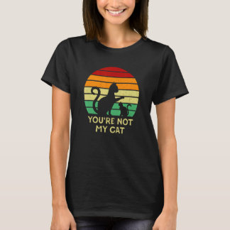 私の猫じゃない イントロバートな猫 反社会的な子猫 Tシャツ