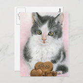 私の猫ちゃんになって ポストカード (正面/裏面)