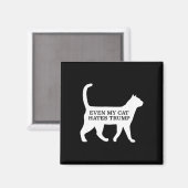 私の猫でさえトランプが嫌い マグネット (正面/裏面)