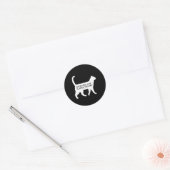 私の猫でさえトランプが嫌い ラウンドシール (封筒)