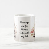 私の猫とコーヒー コーヒーマグカップ (中央)