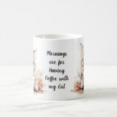 私の猫とコーヒー コーヒーマグカップ (中央)