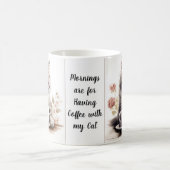 私の猫とコーヒー コーヒーマグカップ (中央)