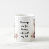 私の猫とコーヒー コーヒーマグカップ (中央)