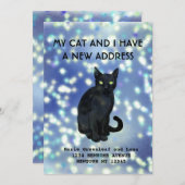 私の猫と引越しのお知らせ 案内状 (正面/裏面)