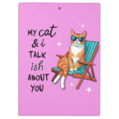 私の猫と私は君のことを話す クリップボード (裏面)