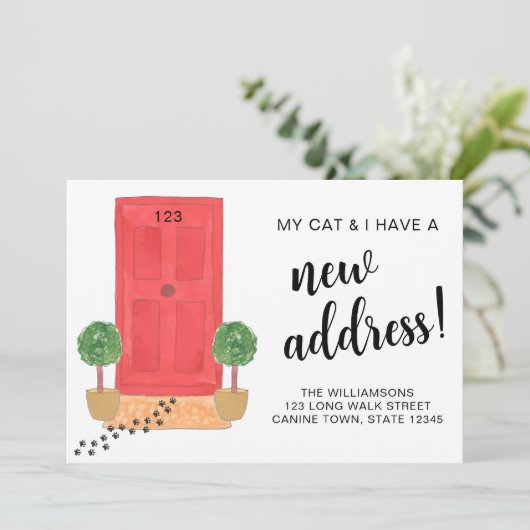 私の猫と私は新しい住所を引っ越している 案内状 (スタンド正面)
