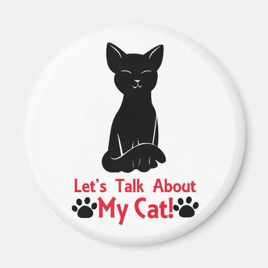 私の猫について話そう マグネット (正面)