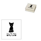 私の猫について話そう ラバースタンプ (押印)