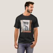 私の猫にフラれた Tシャツ (正面フル)