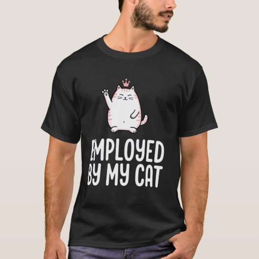 私の猫に雇われて Tシャツ (正面)