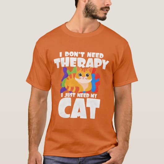 私の猫の家族に会いに Tシャツ (正面)