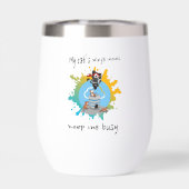 私の猫の忍者は私の保アスレックの忙し猫を動かす (背面)