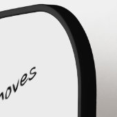 私の猫の忍者は私の保アスレックの忙し猫を動かす ピックルボールラケット (左詳細)