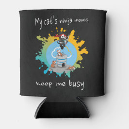 私の猫の忍者は私の保アスレックの忙し猫を動かす 缶クーラー