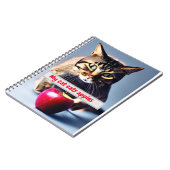 私の猫の食べリンゴ ノートブック (左側)