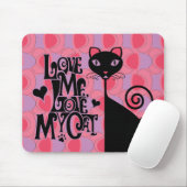 私の猫のmousepadを愛して下さい マウスパッド (マウス)