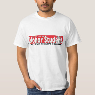 私の猫はあなたの学校おもしろいなTに名誉学生です Tシャツ