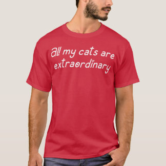 私の猫はみんな特別な80年代の友達 Tシャツ