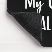 私の猫はアレルギーのペット猫の子おもしろいどもはいない マウスパッド (コーナー)