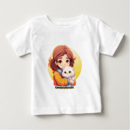 私の猫はセラピスト – かわいい猫の癒し ベビーTシャツ