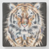 私の猫はトラのはっきりしたなエネルギーの上で機能しています ストーンコースター (正面)