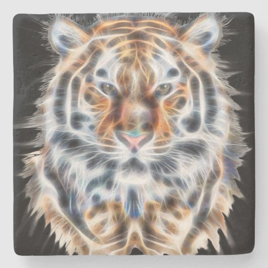 私の猫はトラのはっきりしたなエネルギーの上で機能しています ストーンコースター (正面)
