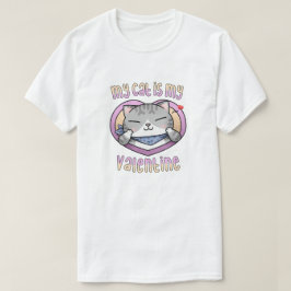 私の猫はバレンタインのタキシード Tシャツ